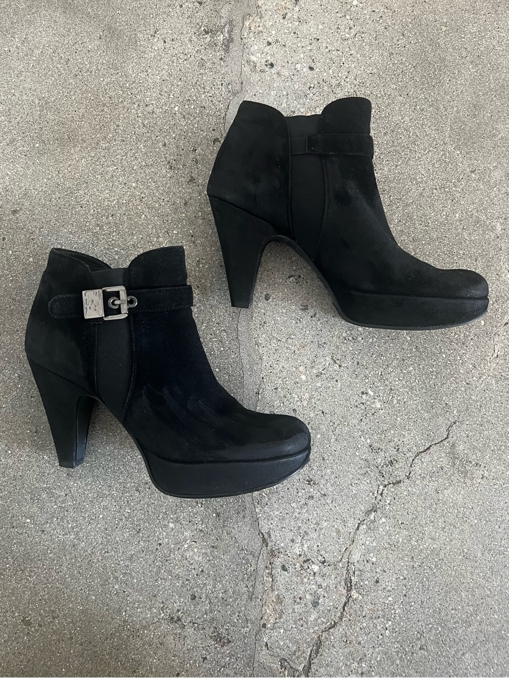 Stuart Weitzman suede ankle boots